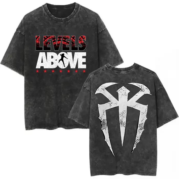 T-shirt Roman Reigns en coton tricoté pour femmes et hommes, style décontracté, logo Merch, adapté aux saisons estivales, pour les occasions décontractées et les cadeaux sportifs