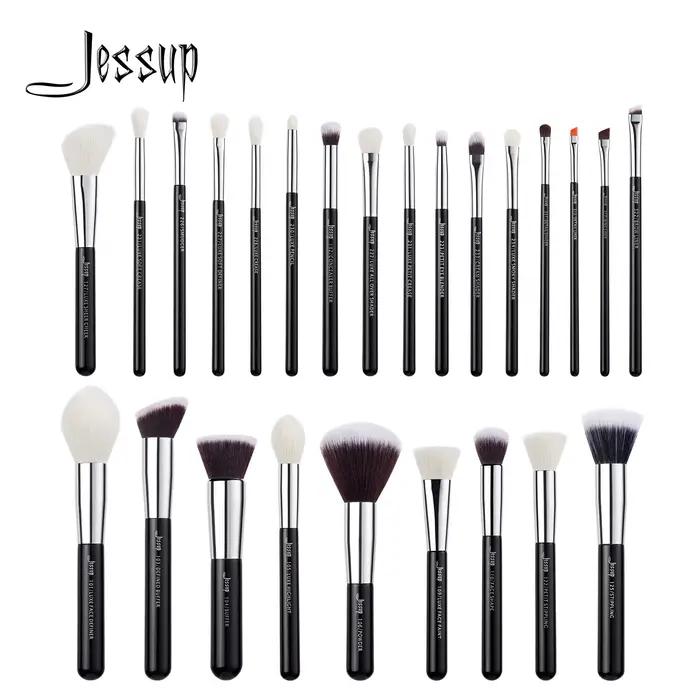 Jessup pinceaux de maquillage ensemble fond de teint poudre professionnel maquillage brosse Contour