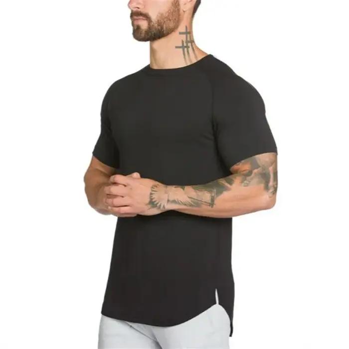T-Shirt à manches courtes pour homme en coton respirant, design hip-hop, streetwear, slim fit, pour hommes, occasions estivales et urbaines