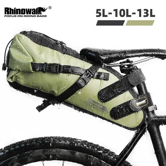 Bal inowalk-Sac de dégager de vélo étanche, rangement de grande capacité, sac arrière arrière, sacoc