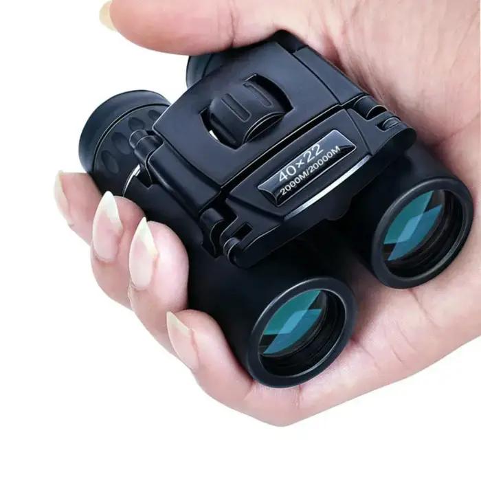 Jumelles HD 40x22 longue portée 2000M pliables BAK4 FMC pour chasse camping sport outdoor