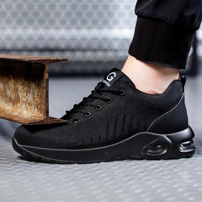Bottes de sécurité homme TANRDON avec embout en acier pour sécurité maximale durabilité et confort quotidien travail construction industrie maintenance
