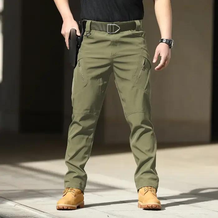 Pantalon militaire tactique homme imperméable pour chasse urbaine et entraînement combat