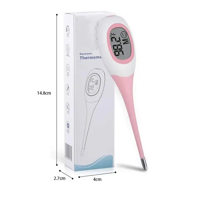 Thermomètre professionnel LED pour animaux de compagnie pour chiens et chats-thermomètre vétérinaire sec/humide sûr