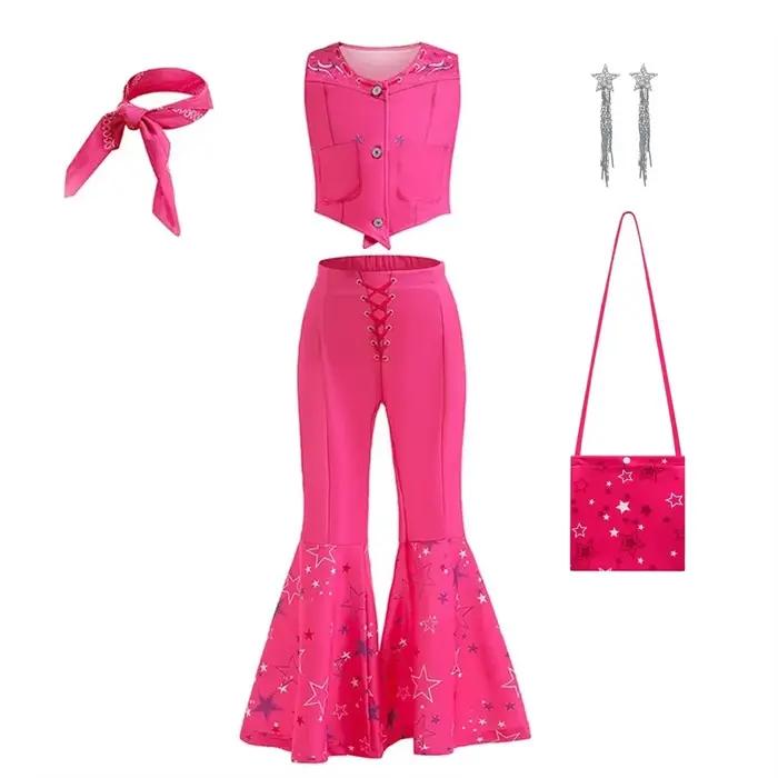 Robe de Cowgirl pour filles de 2 à 12 ans, Costume de Cosplay, vêtements d'halloween