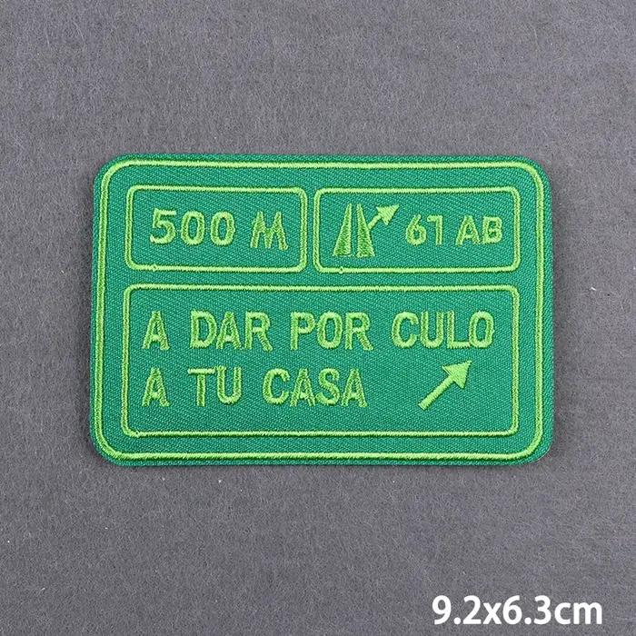 Fer sur patchs pour vêtements 500M A DAR POR CULO A TU CASA