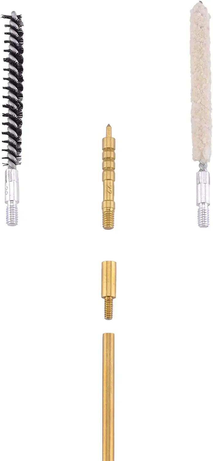 Raiseek – Kit de nettoyage pour pistolet à air comprimé, 177 Cal et 22 Cal, avec balai à franges en