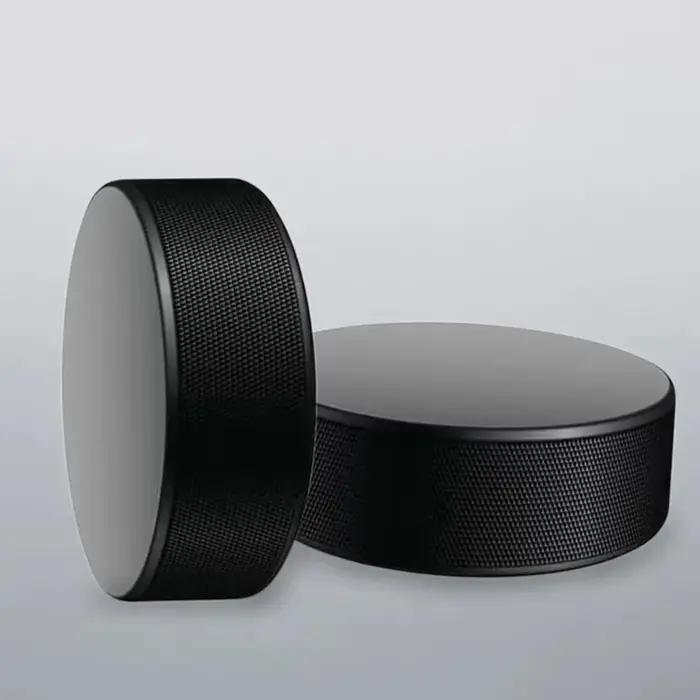 Rondelle de Hockey sur glace en mousse noire