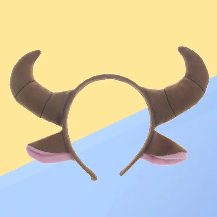 Serre-tête en forme de corne de taureau