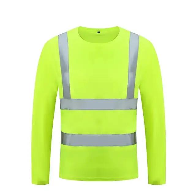 T-shirt de travail fluorescent haute visibilité 2026 pour l'extérieur