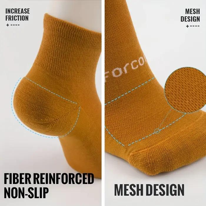 Chaussettes merinos homme femme 4 paires - Laine mérinos 70% pour chasse, running et ski respirantes