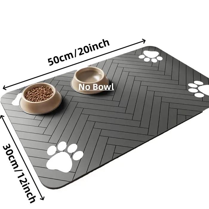 S (petit chaton)、 M、L tapis d'alimentation absorbant pour animaux de compagnie