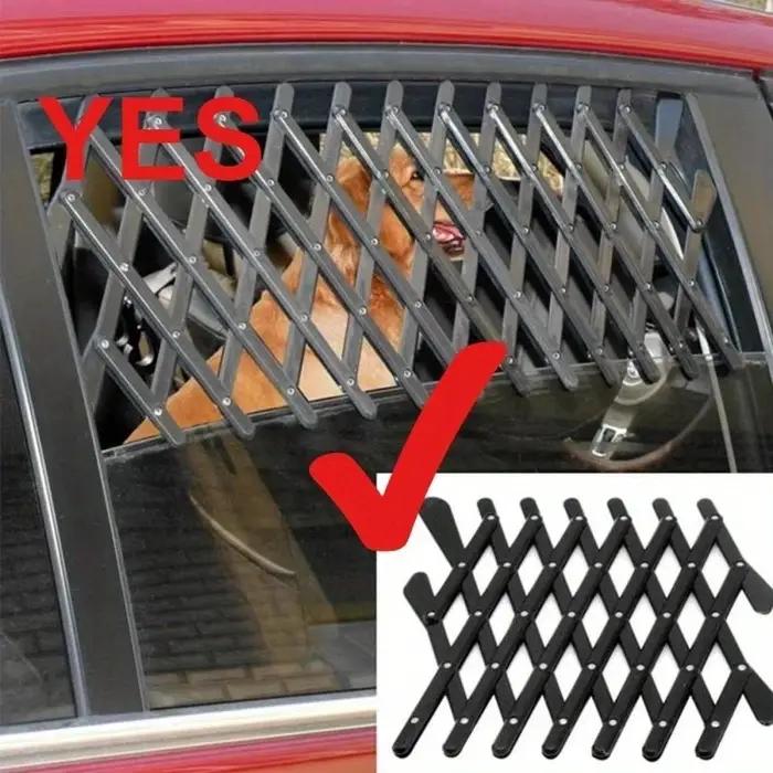 Fenêtre de Voiture pour Animaux de Compagnie Accessoire de Voyage en Voiture Grill de Ventilation Protection pour Chien et Chiot Occasions Spéciales
