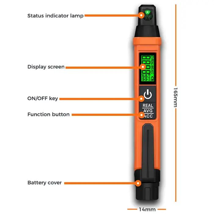 Détecteur de rayonnement nucléaire portable ND01 avec alarme sonore/lumineuse