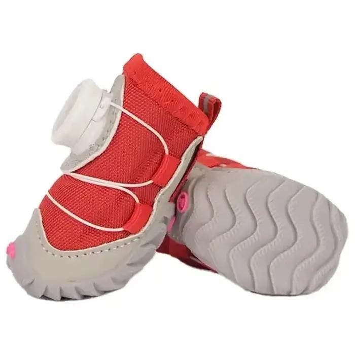 Chaussures d'hiver chaudes en polaire pour chiots, bottes de neige imperméables pour petits chiens,