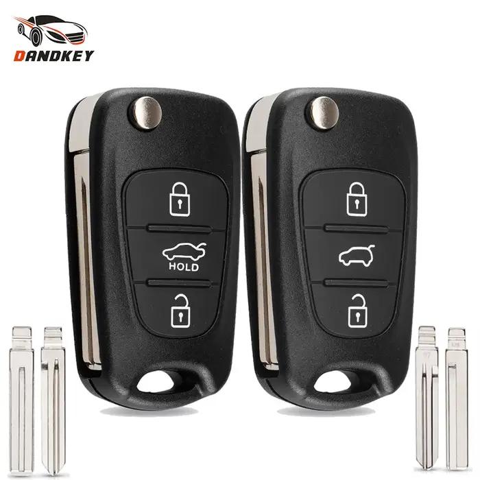 Dandkey pour Hyundai I20 I30 IX35 I35 Solaris RIO Elantra pour Kia K5 Verna Picanto Sportage étui à
