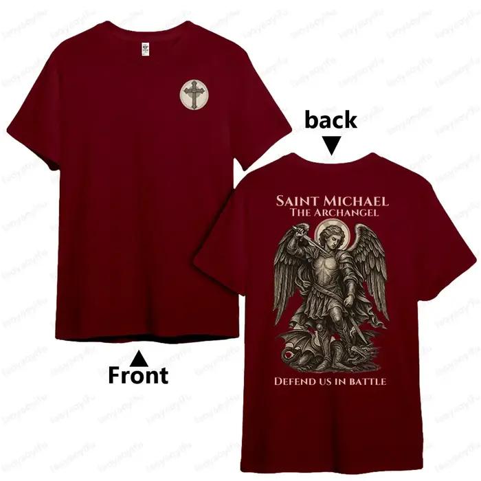 Saint Michael l'archange t-shirt guerrier catholique