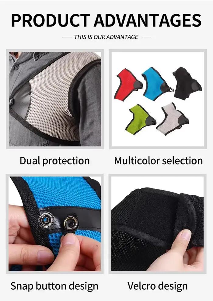 Protège-poitrine en nylon réglable protection de poitrine en PU pour tir à l'arc et chasse en plein air occasions spéciales sécurité et confort pour homme et femme