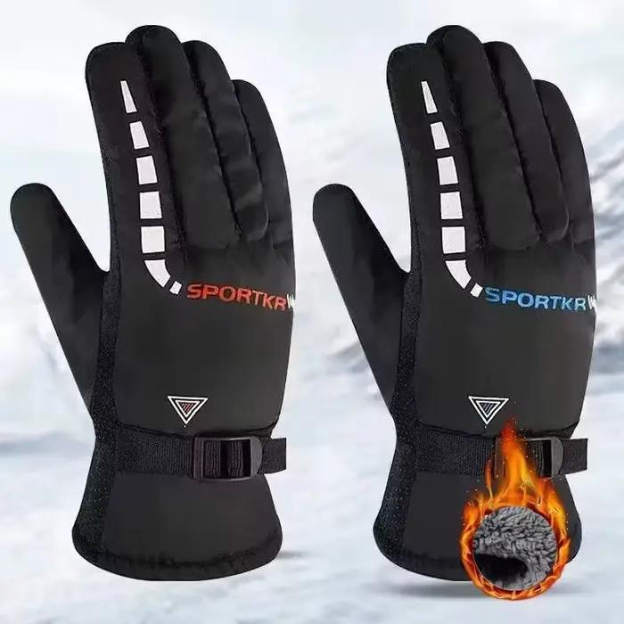 Gants de cyclisme d'hiver imperméables et antidérapants