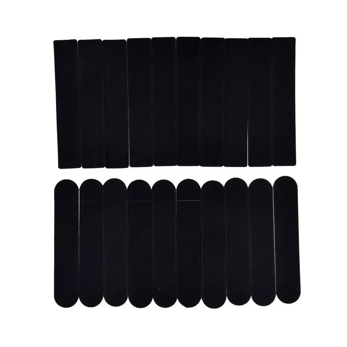 Étui à crayons en velours floqué de tension noire, poudre, sac d'emballage pour stylo, 10 pièces
