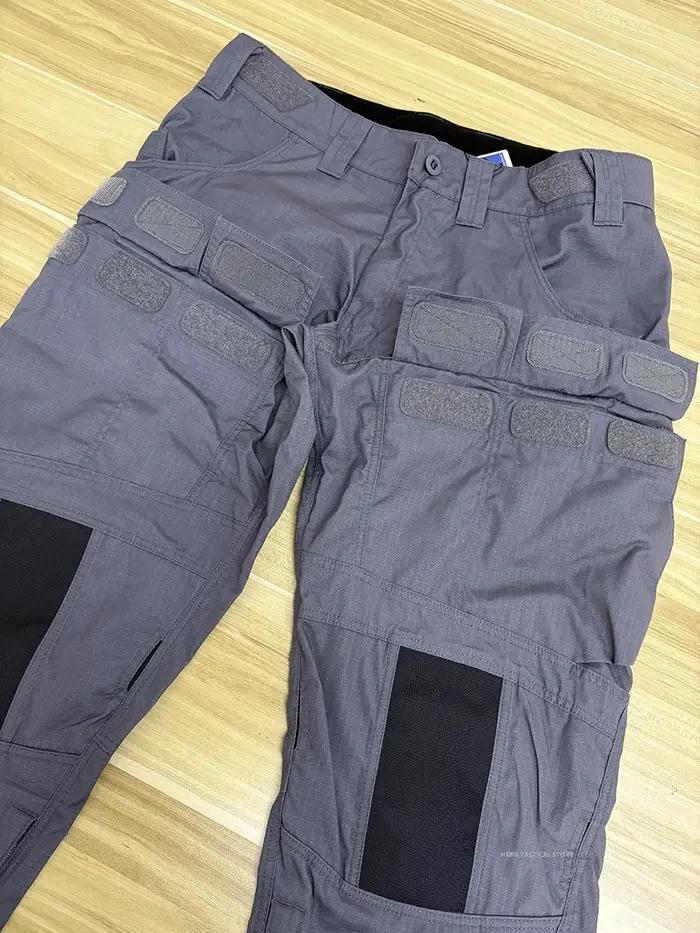 Pantalon d'assaut LEAF GEN2 camouflage tout-terrain pour chasse tactique - Couleurs CP, noir et gris
