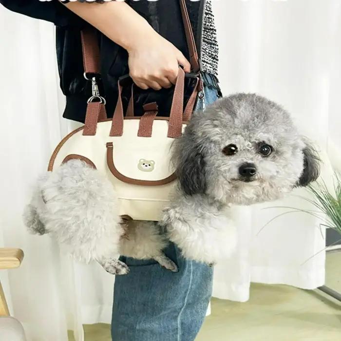 Sac à dos de transport pour chien réglable