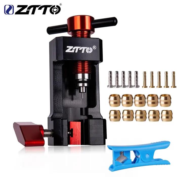 ZTTO vélo hydraulique frein à disque huile aiguille outil pilote tuyau coupe câble pince Olive conne
