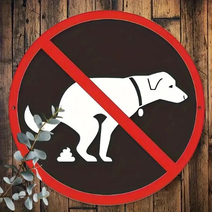 Panneau Interdiction d'Utilisation de Crottes de Chien