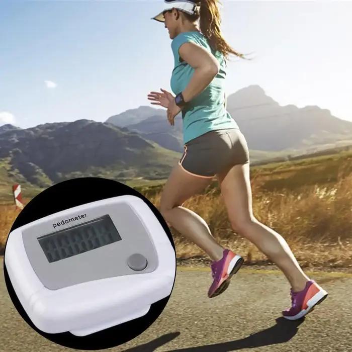 Podomètre portable pour la marche, compteur de pas pour seniors, idéal pour le sport, la course, l'entraînement, la randonnée, le trekking et les voyages