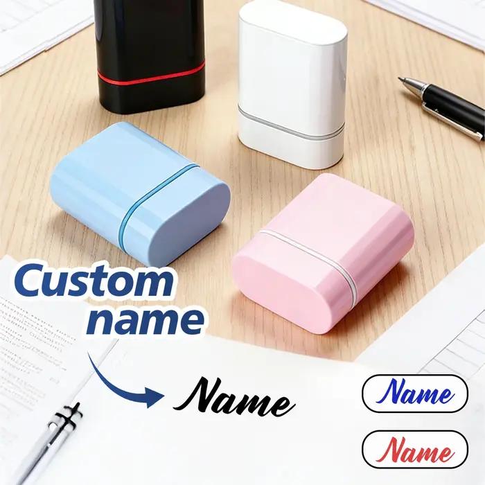 Tampon nominatif personnalisable couleur unie pour vêtements pour vêtements et accessoires personnalisation facile et durable pour couturiers et amateurs occassions spéciales et cadeaux