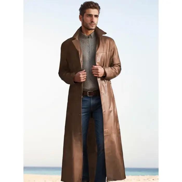 Veste en Faux cuir pour hommes