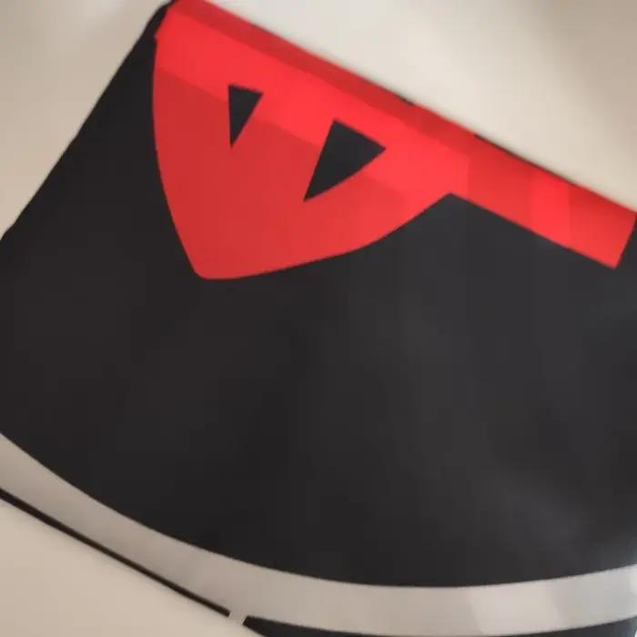 Drapeau Croix Noire et Rouge pour Décoration, 90x150cm