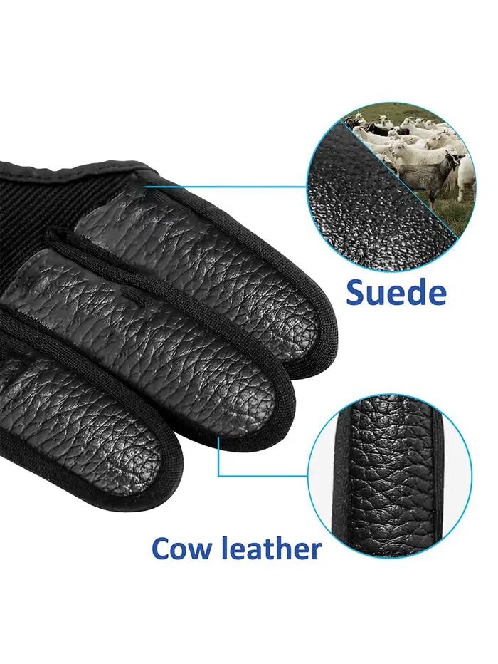 Gants de tir à l'arc pour chasseurs et débutants en polyester protection trois doigts pour adolescents et adultes occaions spéciales