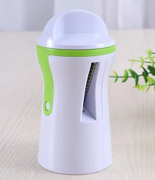 Broyeur de légumes en spirale en acier inoxydable pour réaliser des spaghetti et des formes uniques pour cuisine et occasions spéciales