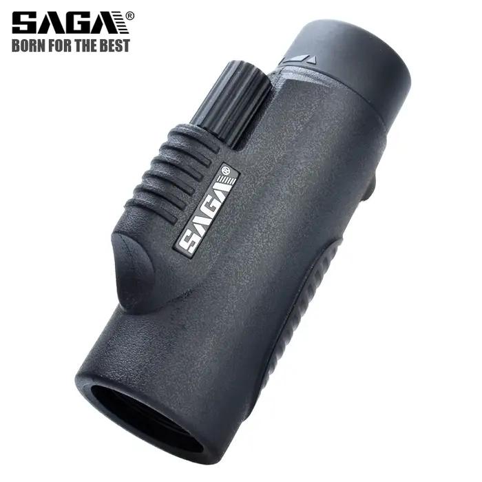 Monoculaire SAGA BAK4 8x32 10x42 HD mini - Télescope compact adaptateur téléphone chasse camping