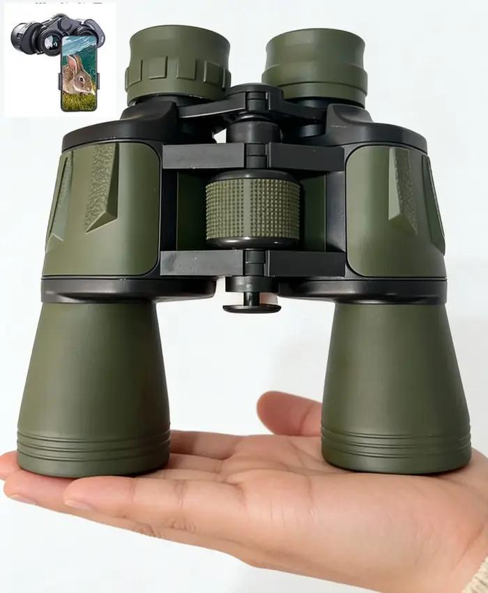 Jumelles militaires 20x50 étanches HD haute magnification tactiques randonnée adultes professionnelles