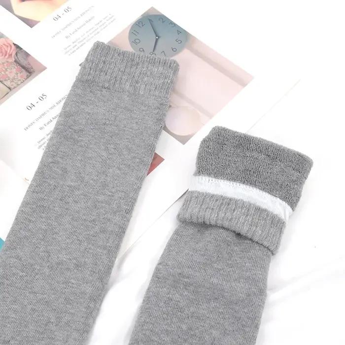 Chaussettes Genou Homme Hiver Harajuku Laine Chaleur Compression Cyclisme Coton Épaisses Cadeau