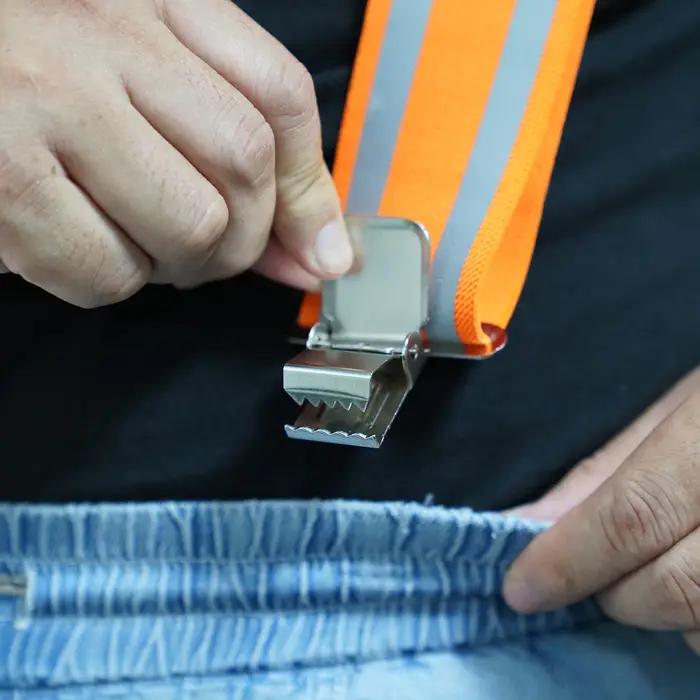 KUNN – bretelles réfléchissantes de sécurité pour hommes, bretelles de travail de sécurité et haute