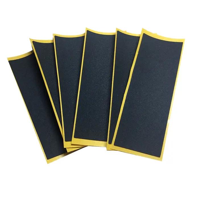 Autocollants noirs pour touche, bande arina non coupée, en mousse, 38mm x 110mm, 20 pièces/lot