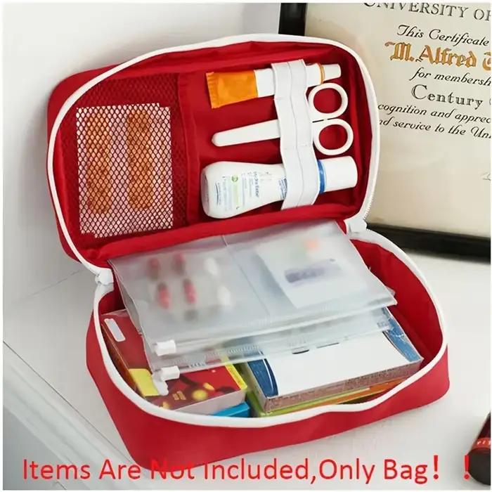 Trousse de premiers secours, sac de survie d'urgence, sac à main Durable pour traumatologie, fourre-tout de sauvetage Compact, sac de rangement de médicaments Portable