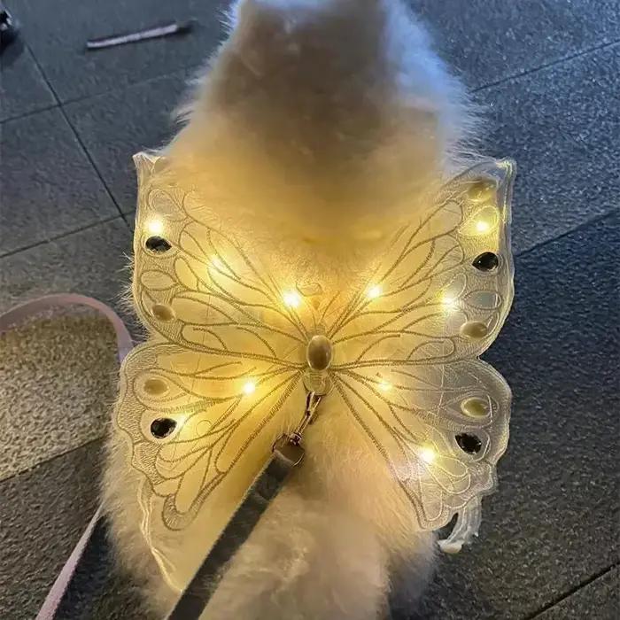 Décoration dorsale lumineuse pour chien