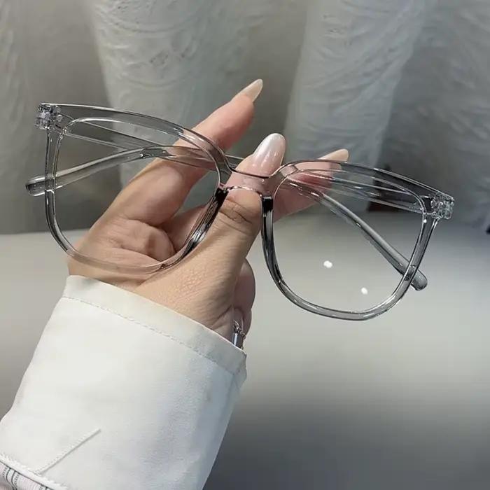 Lunettes anti-lumière bleue rétro pour femme - Cadre plat fini randonnée camping - 1/2/3 pièces