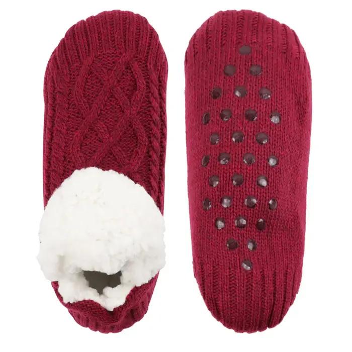 Chaussettes pantoufles thermiques chasse homme - Chaussettes chaudes maison anti-dérapantes hiver chasse