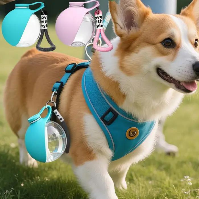 Bouteille d'eau pour chien anti-reflux haute capacité