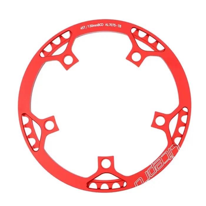 Litepro BMX 45T/47T/53T/56T/58T AL7075 roue à chaîne 170mm anneau de chaîne de manivelle vitesse uni
