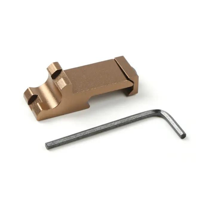 Adaptateur latéral décalé d'angle de 45 degrés RTS 20mm, Rail Picatinny, lampe de poche tactique, portée Laser, montage pour fusil de chasse Caza