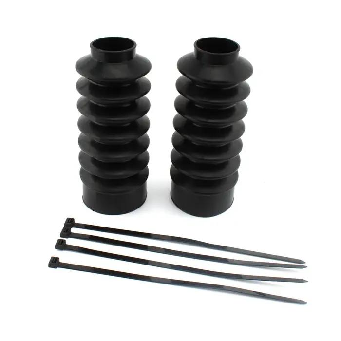 Couvre-fourche de moto en caoutchouc 39mm, 2 pièces, guêtres Gators, bottes longues pour Harley Davi
