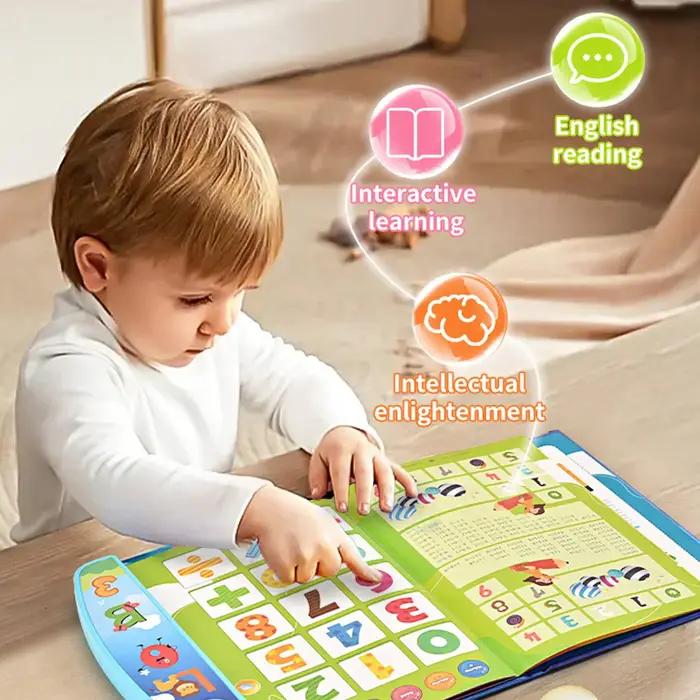 Livre électronique pour enfants, Machine de lecture sonore éducative anglaise, livres électroniques intelligents, histoire pour enfants étudiants, cadeaux pour enfants