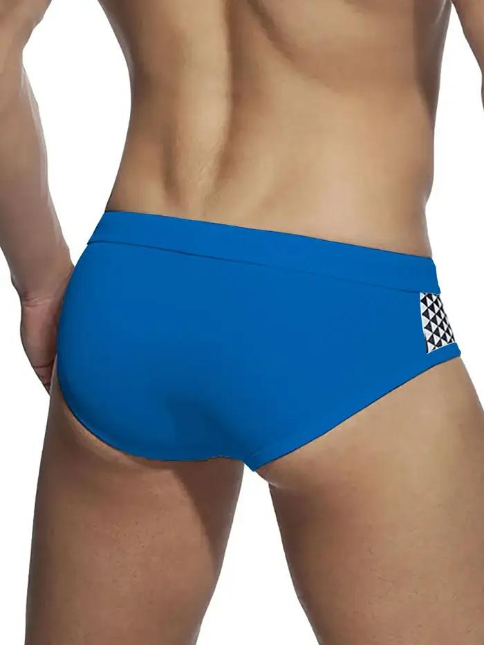 Maillot de bain Push up pour hommes, slip de bain, Sexy, coussinet amovible, sous-vêtements, short d