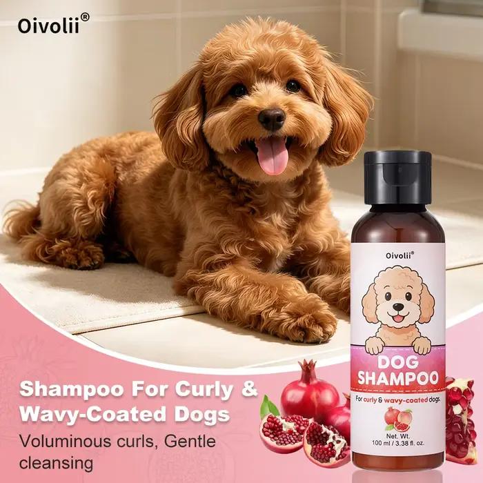 Shampooing pour chien démêlant et hydratant pour poils bouclés et ondulés